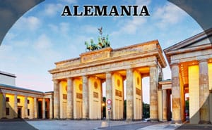 mapa turístico Alemania