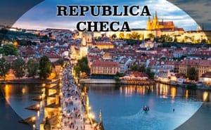 mapa turístico República Checa