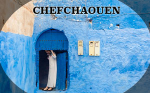 Mapa turístico de Chefchaouen