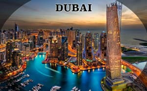 Mapa turístico de Dubai